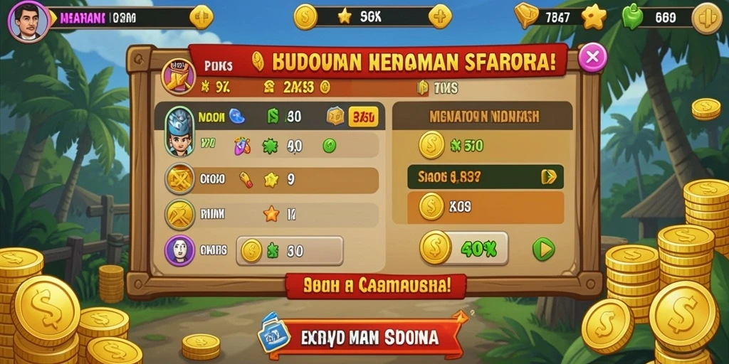 Tampilan grafis yang memukau dari mesin slot.