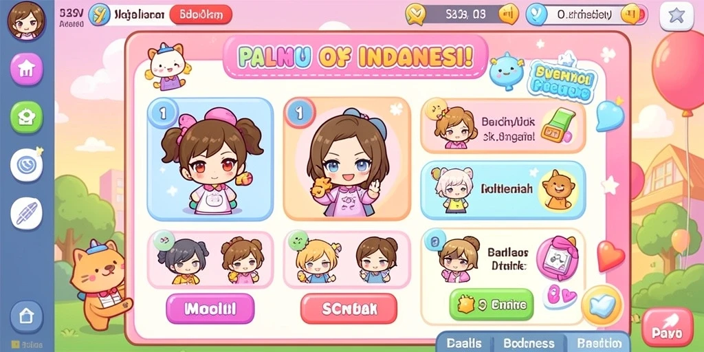 Tangkapan layar yang menampilkan level pertama yang menantang.