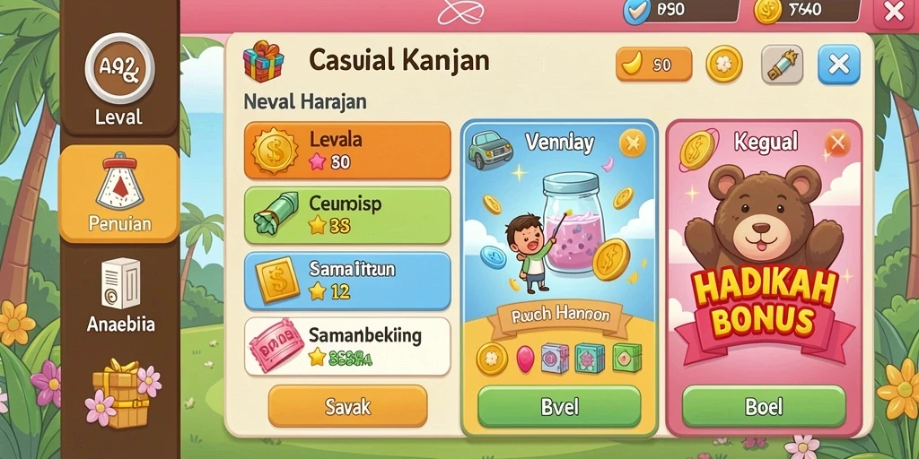 Tampilan antarmuka yang menarik dan mudah digunakan.