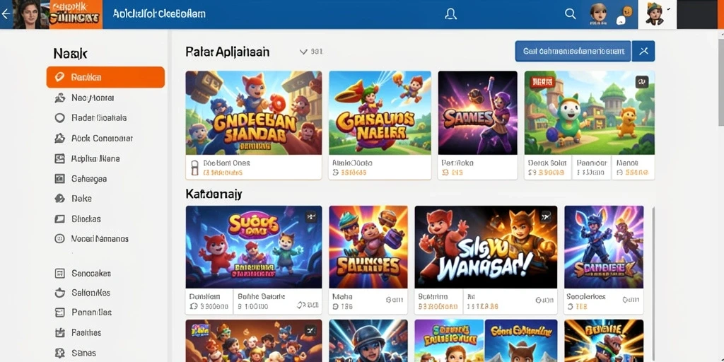 Tampilan antarmuka KOIN99 yang menarik dan mudah dipahami.
