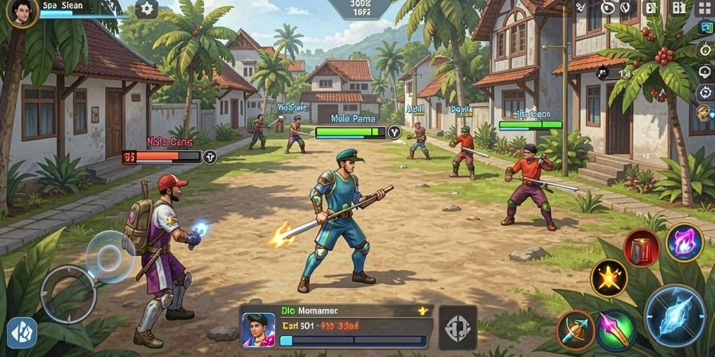 Tampilan antarmuka modern dan interaktif.