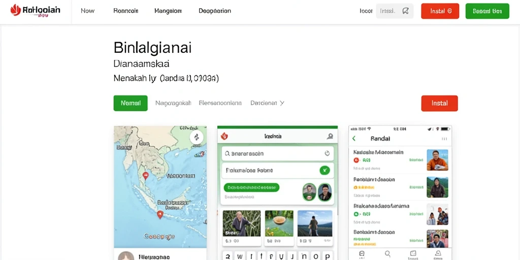 Tampilan antarmuka utama aplikasi OLX17.