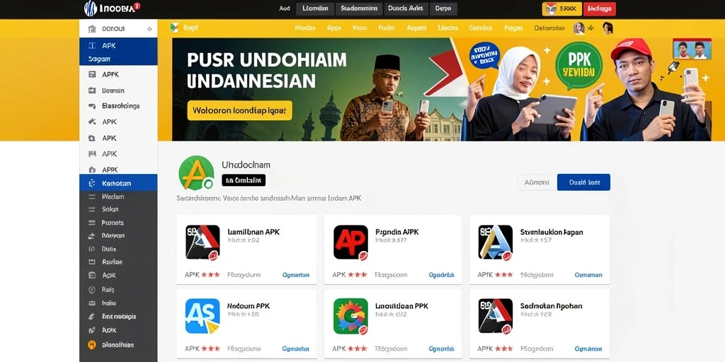 Tampilan beranda yang menarik dan informatif.