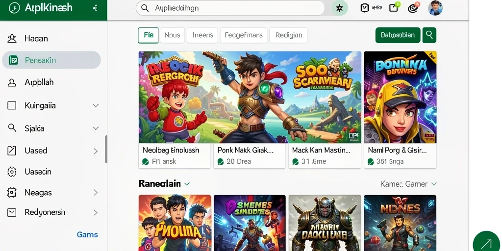 Tampilan antarmuka yang intuitif dan menarik.