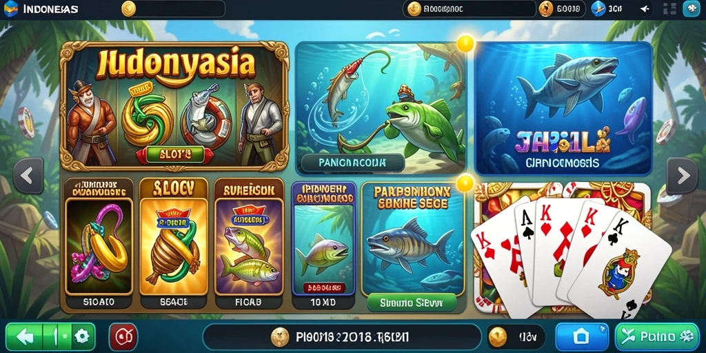 Tampilan mesin slot yang menarik dan penuh warna.